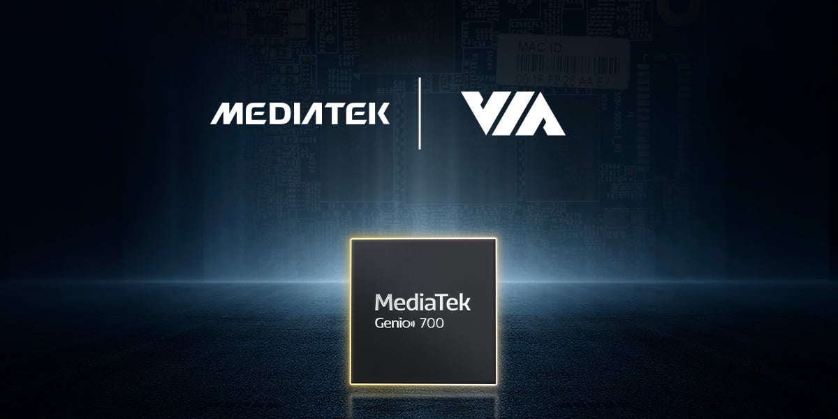 VIA Technologies powerful Edge AI IoT powered by MediaTek Genio 700-1